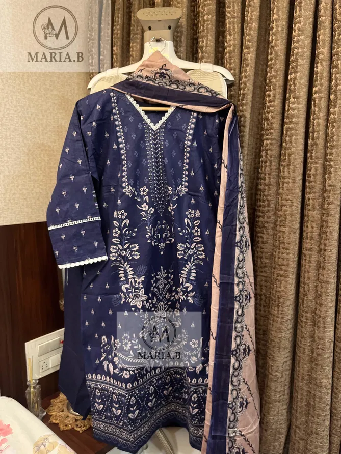 Mariab Stitch Vol 12 Cotton Embroidery Pakistani Suits Wholesale Shop In Surat